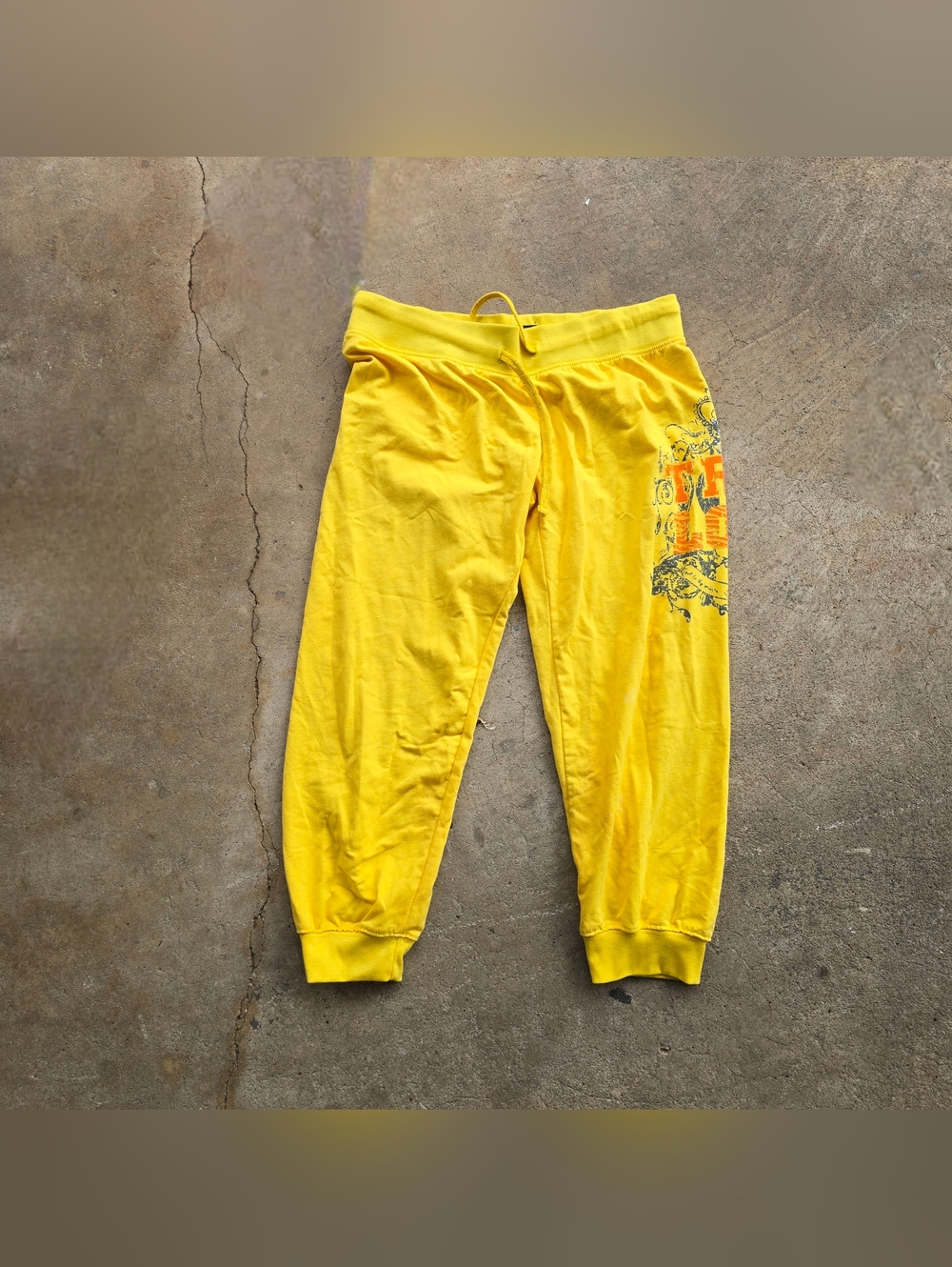 Vintage Y2K Grunge Cyber Mcbling Jogging Capris Video Girl M
